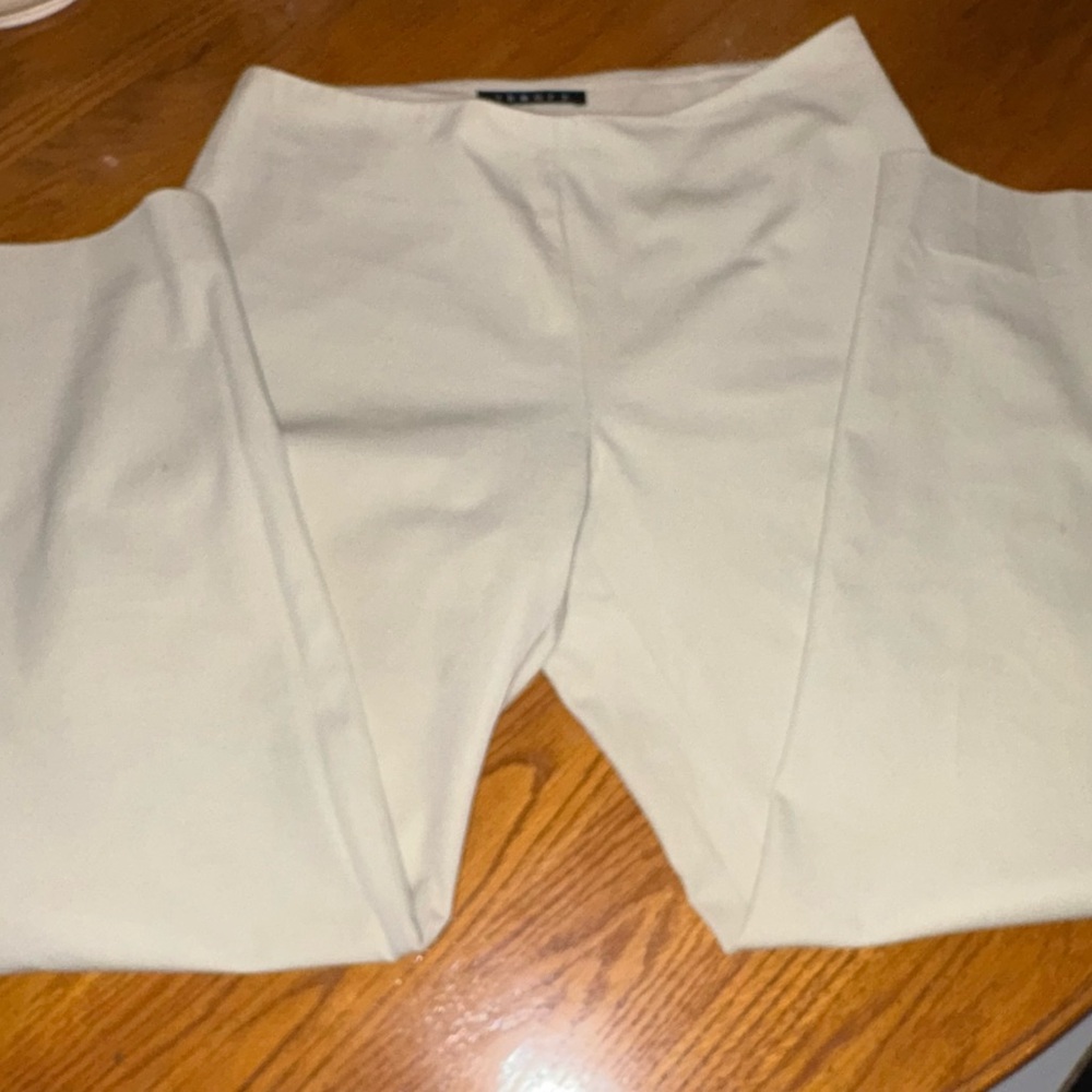 Theory Light Tan Trousers skinny legs